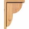 Ekena Millwork Crestline Smooth Corbel w/Backplate, Western Red Cedar, 5 1/2"W x 10"D x 14"H COR06X10X14CRE01SWR - alternate 2